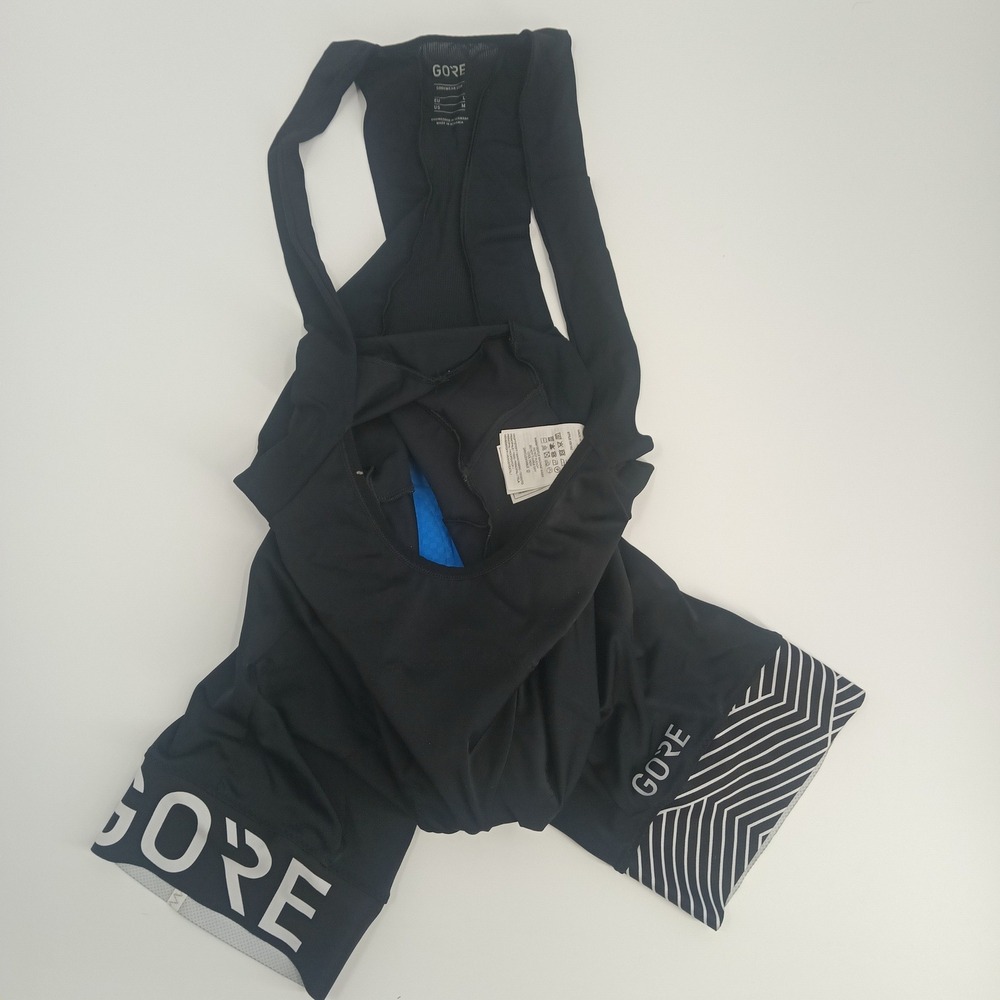 Gore Wear C5 Mens Cycling Bib Shorts Black Padded Chamois Size Medium US L EU